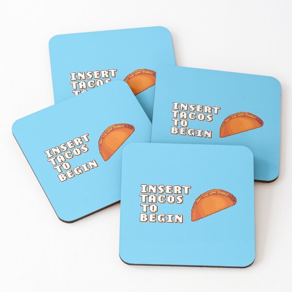 Item preview, Insert Tacos To Begin 8-bit Retro Video Games - Tacos Slogan designed and sold by jacnotjac.