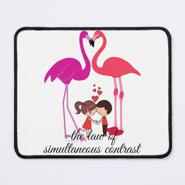 Item preview, Funny Contrast Flamingoes in love designed and sold by Hinny8.