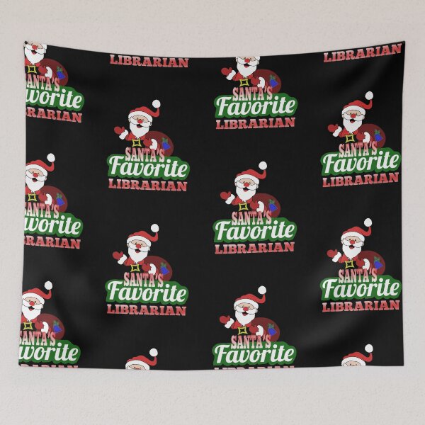Item preview, Santas Favorite Librarian designed and sold by Life Is Beautiful.