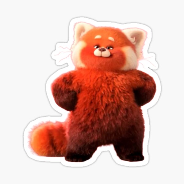 Devenir rouge - Panda Sticker