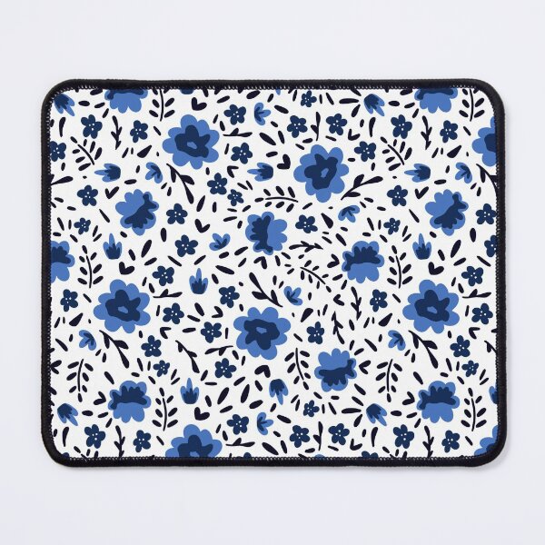 Item preview, Blue Flower Pattern designed and sold by slmarcotte000.