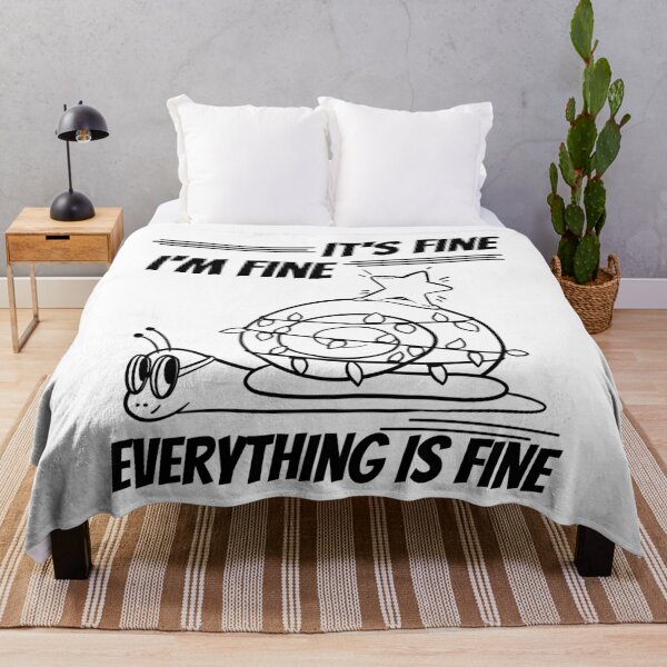 Item preview, Im Fine Everything Is Fine Christmas designed and sold by reka88.