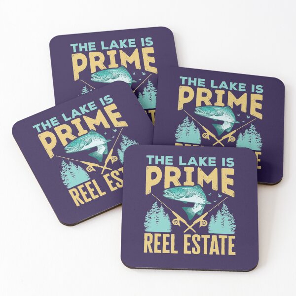 Item preview, The Lake Is Prime Reel Estate Funny Lake Fishing  designed and sold by jaygo.