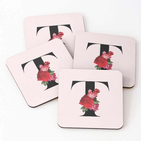 Item preview, Floral Letter T |English Alphabet Series  designed and sold by BYNANA80.
