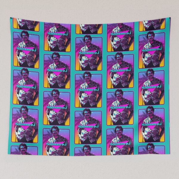 Item preview, Magnum pi - Retro 1980s design   designed and sold by Alkantara80.