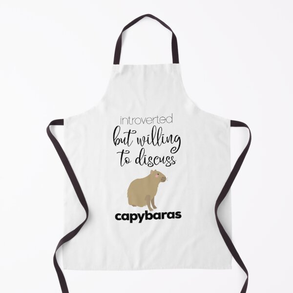 Item preview, Introverted But Willing To Discuss Capybaras Funny designed and sold by DesignoresLTD.