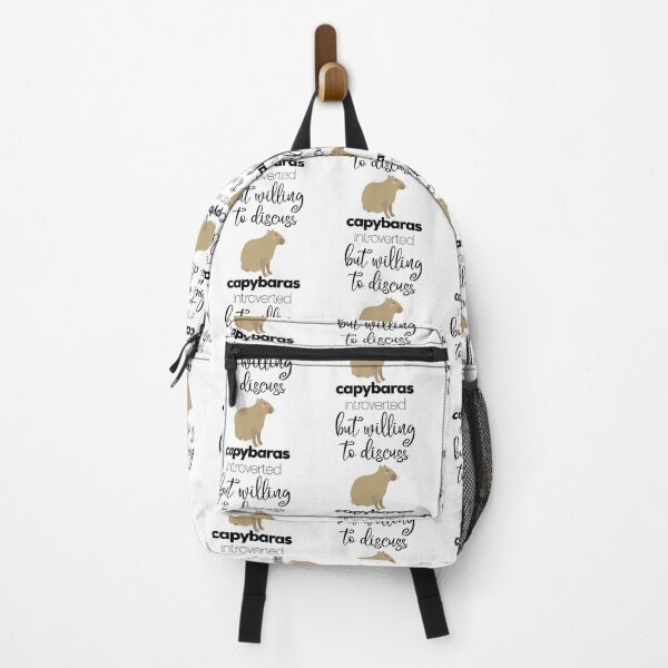 Item preview, Introverted But Willing To Discuss Capybaras Funny designed and sold by DesignoresLTD.