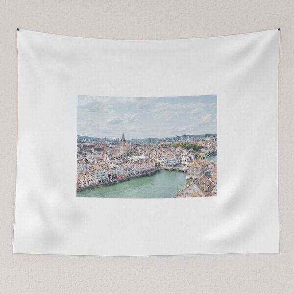 Item preview, Zurich Old Town from Grossmunster Church, Zurich, Switzerland #1 designed and sold by ywphotos.