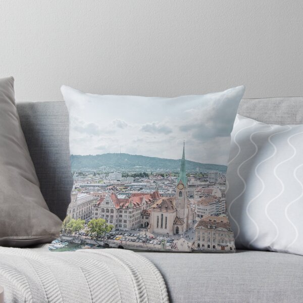 Item preview, Zurich Old Town from Grossmunster Church, Zurich, Switzerland #2 designed and sold by ywphotos.