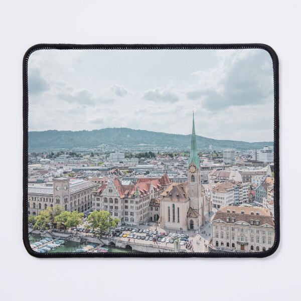 Item preview, Zurich Old Town from Grossmunster Church, Zurich, Switzerland #2 designed and sold by ywphotos.