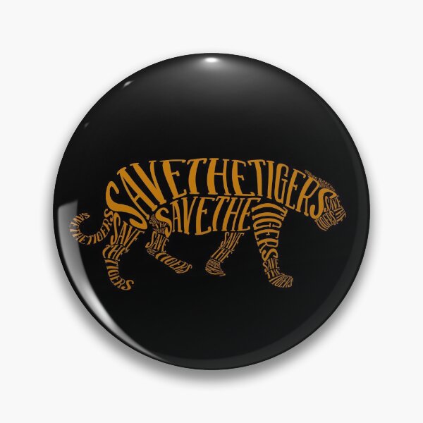 Item preview, Save The Tigers Typography designed and sold by DottirMcQueen.