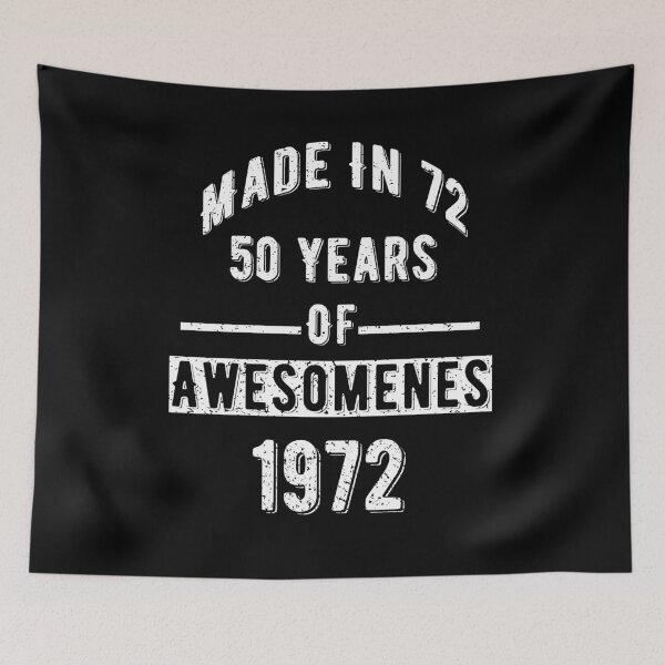 Item preview, Made In 72 50 Years Of Awesomeness 1972 Birthday Vintage designed and sold by SenYou.