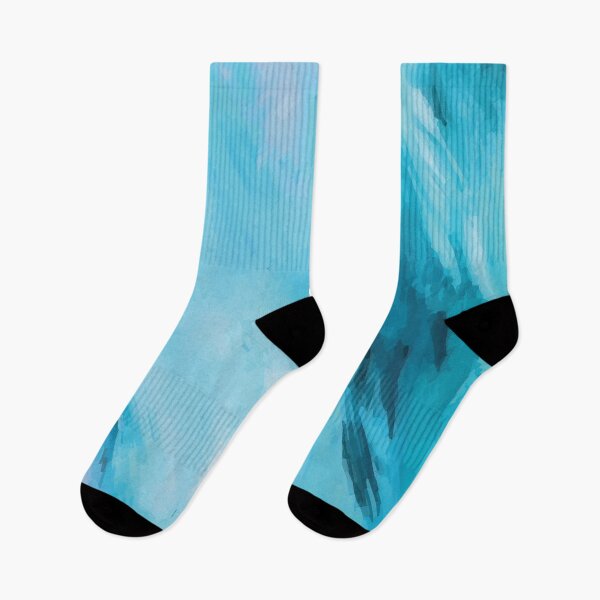 Item preview, Light blue colored Brush strokes abstract  designed and sold by Abbara.