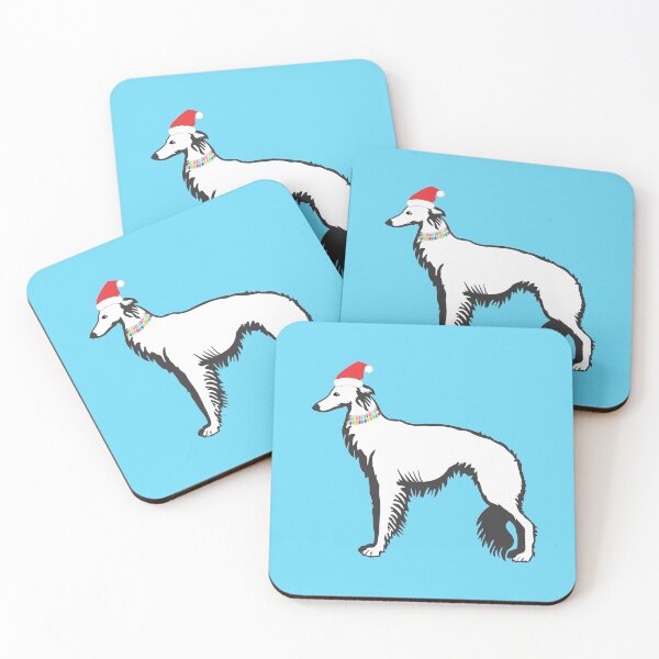 Item preview, Silken Windhound Santa designed and sold by pawsinprofile.