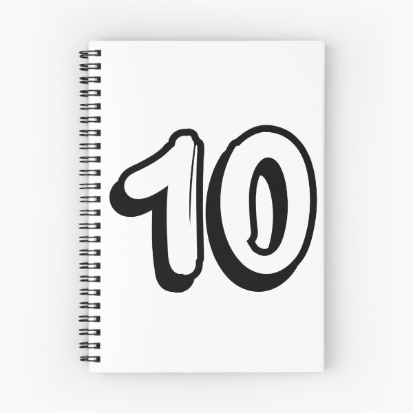 Item preview, Balloon numbers - Number 10 - Fancy Number 10 - Sports numbers designed and sold by TheWrightLife.