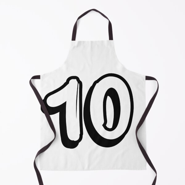Item preview, Balloon numbers - Number 10 - Fancy Number 10 - Sports numbers designed and sold by TheWrightLife.