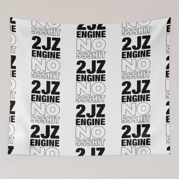 Item preview, 2JZ Engine No Shit Funny Engine Cylinder Shaft All Motor Funny Engine Car Design Happy Apparel Essential Inspiration Joy Mood Funny designed and sold by DesignByHeartUK.