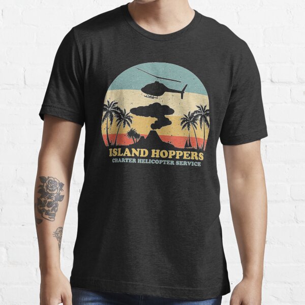 By Island Hoppers Tom Magnum TV Tshirt Fan 80'S Hawaii T-Shirt Thomas Retro Cult By Island Hoppers Tom Magnum TV Tshirt Fan 80'S Hawaii T-Shirt Thomas Retro Cult