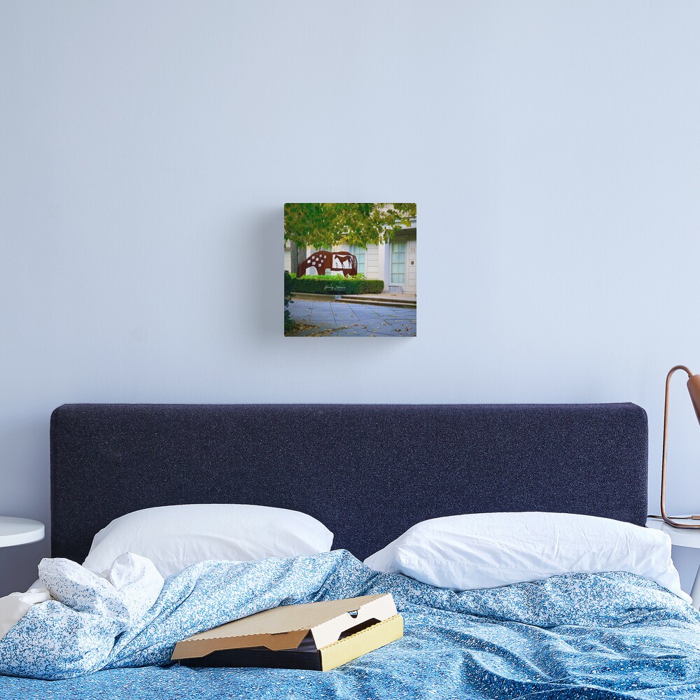 Horse Sculptures Canvas Print