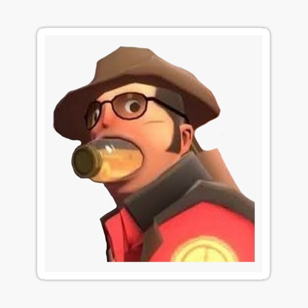 "Sniper with a piss jar " Sticker for Sale by ChumpEnterprise | Redbubble