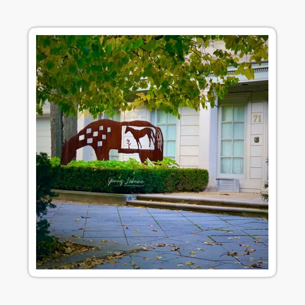 Horse Sculptures Sticker