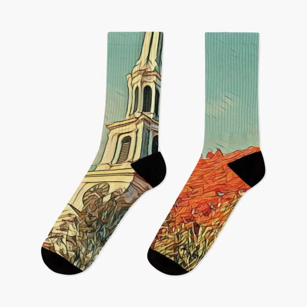 Item preview, The Town Church Tower designed and sold by Fenay Designs.