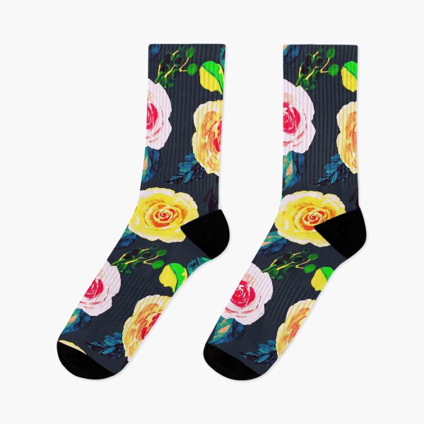 Item preview, roses multicolor pattern designed and sold by cutecrazytshirt.