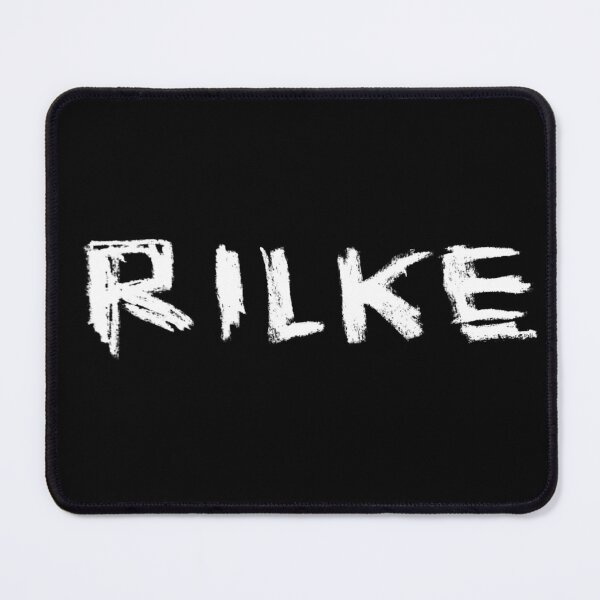 Item preview, Famous Poet: Rilke, bold hand lettering designed and sold by badlydrawnbabe.