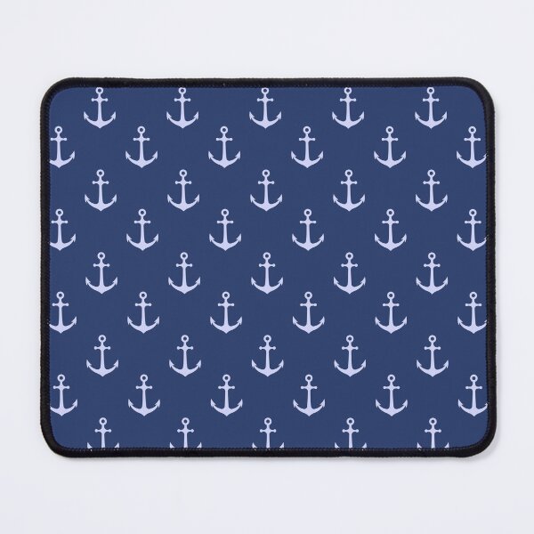 Item preview, Blue Nautical Anchor Pattern designed and sold by newburyboutique.