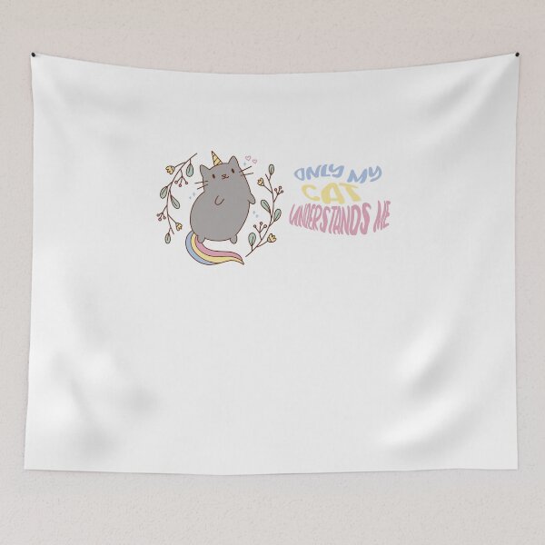 Item preview, Only My Cat Understands Me designed and sold by ArteSilenziosa.