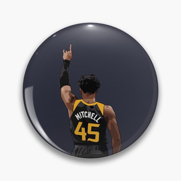 Item preview, Donovan Mitchell Vector Back Black Qiangy designed and sold by qiangdade.