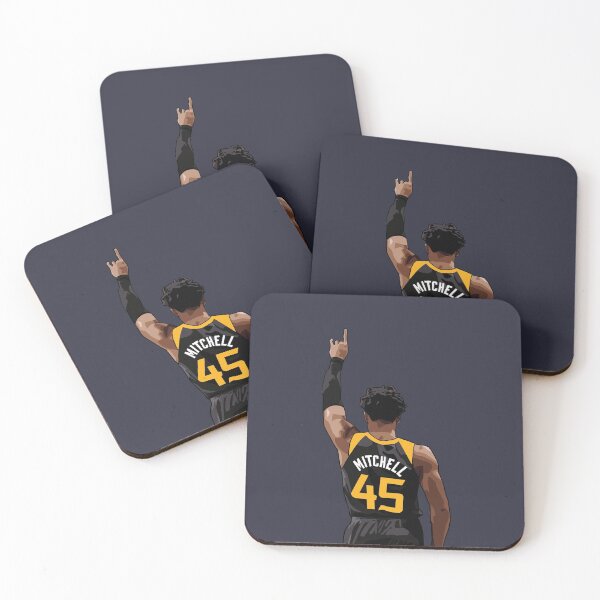 Item preview, Donovan Mitchell Vector Back Black Qiangy designed and sold by qiangdade.