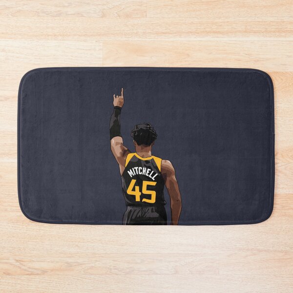 Item preview, Donovan Mitchell Vector Back Black Qiangy designed and sold by qiangdade.