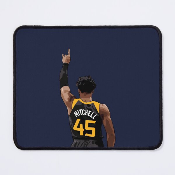 Item preview, Donovan Mitchell Vector Back Black Qiangy designed and sold by qiangdade.