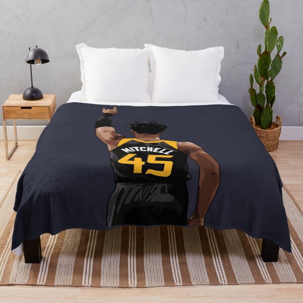 Item preview, Donovan Mitchell Vector Back Black Qiangy designed and sold by qiangdade.