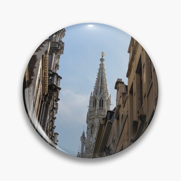 Item preview, Catching a Glimpse of Grand Place, Brussels, Belgium  designed and sold by Georgia Mizuleva.