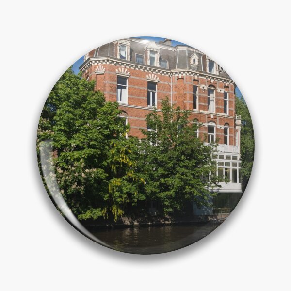 Item preview, Amsterdam Canal Mansions - Floating By on a Boat designed and sold by Georgia Mizuleva.
