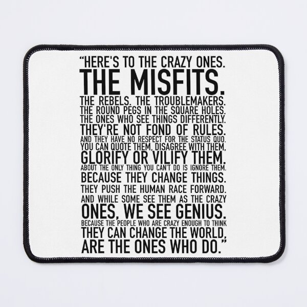 Item preview, Here's to the crazy ones designed and sold by Brian Vegas.