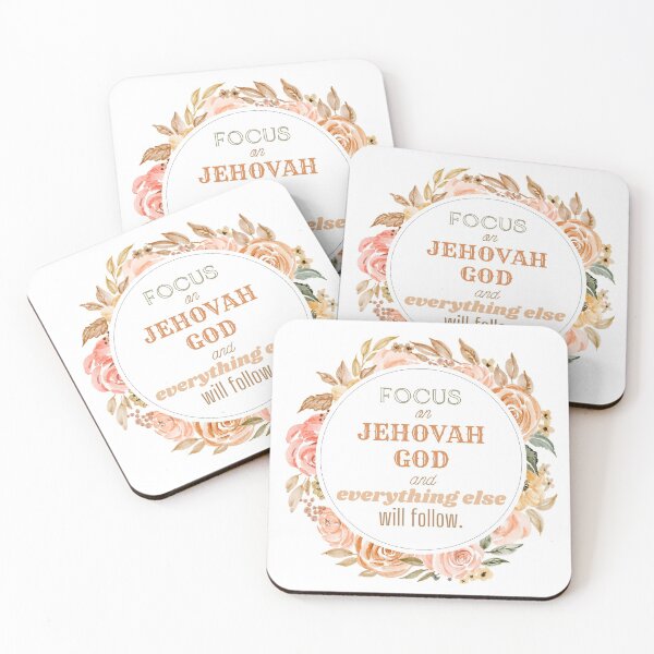 Item preview, Focus on Jehovah God & everything else will follow. designed and sold by Endenberry Designs.