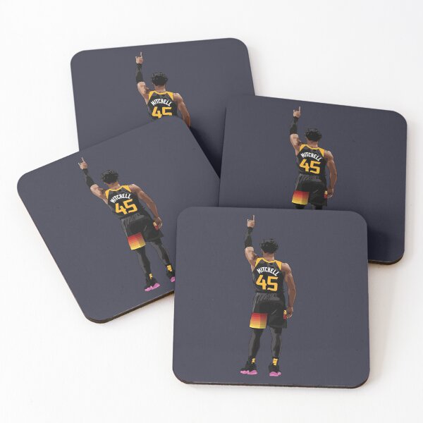 Item preview, Donovan Mitchell Vector Back Black Qiangy designed and sold by qiangdade.