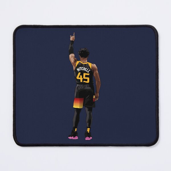 Item preview, Donovan Mitchell Vector Back Black Qiangy designed and sold by qiangdade.
