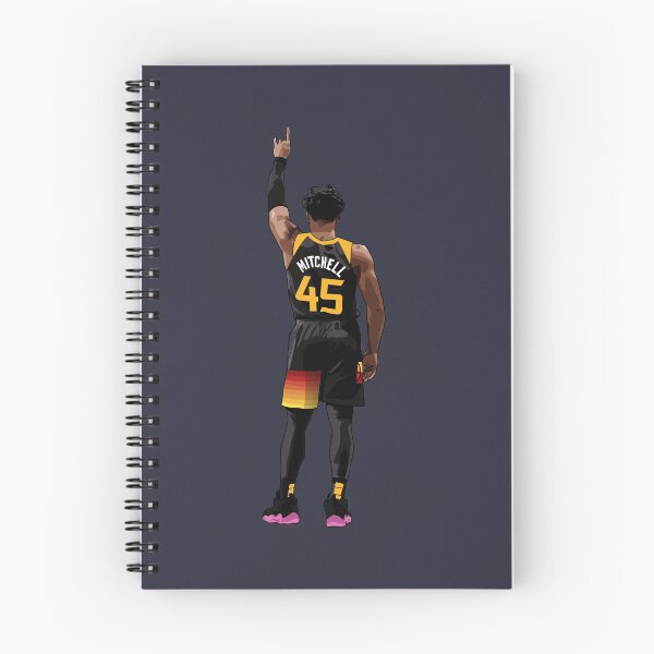 Item preview, Donovan Mitchell Vector Back Black Qiangy designed and sold by qiangdade.