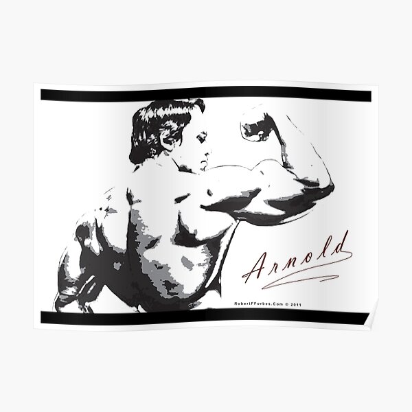 Arnold Schwarzenegger - Rear Bicep Shot Poster