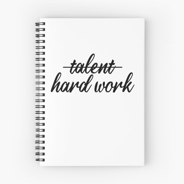 Item preview, It's not talent, it's hard work (Cursive) designed and sold by eddsi.