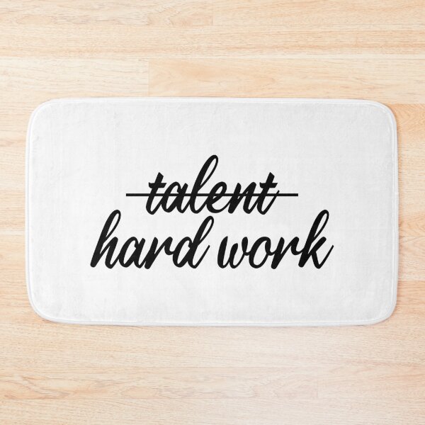Item preview, It's not talent, it's hard work (Cursive) designed and sold by eddsi.