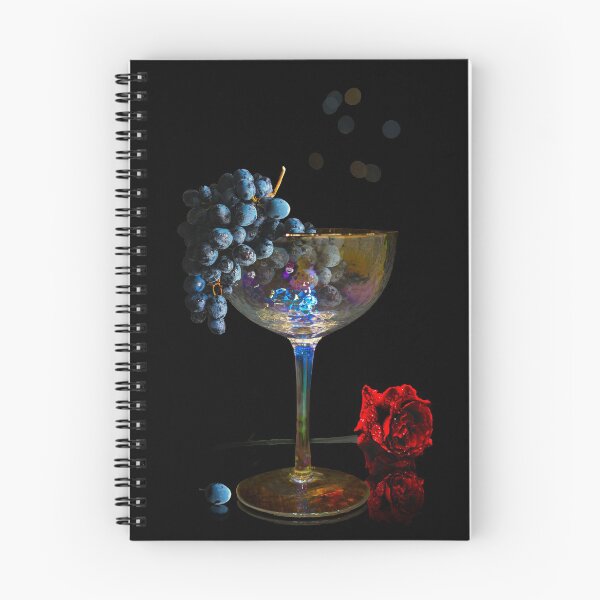 Item preview, Wine Glass Vignette (Red Rose) designed and sold by Alisonchambers2.