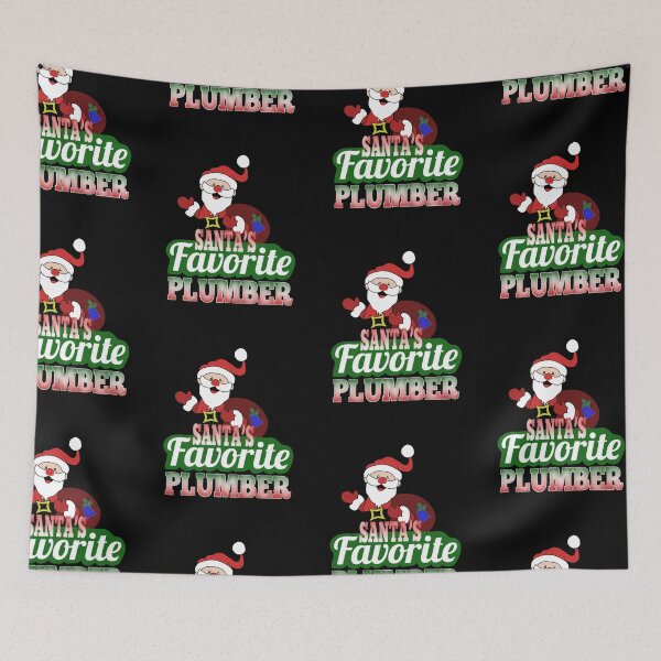 Item preview, Santas Favorite Plumber designed and sold by Life Is Beautiful.