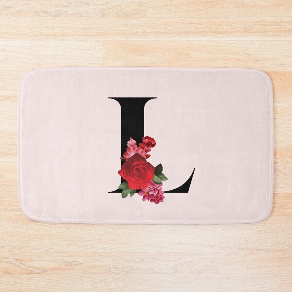 Item preview,  Black Floral Letter L | English Alphabet Series  designed and sold by BYNANA80.