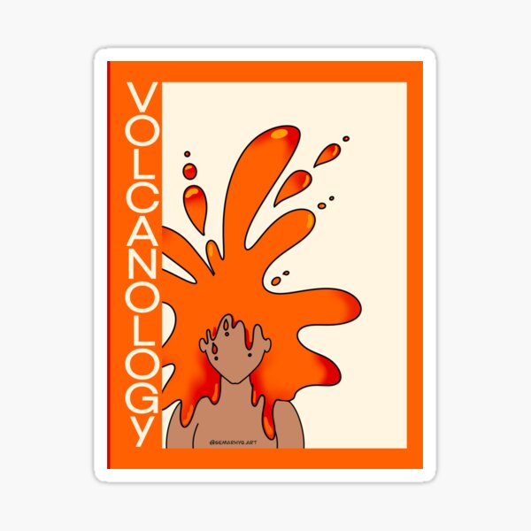 Volcanology Sticker