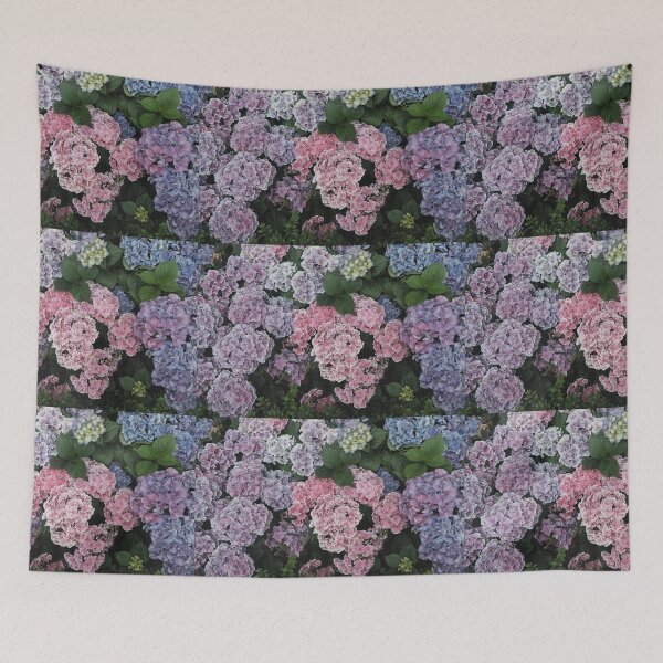 Item preview, Purple & Pink Nantucket Summer Hydrangeas designed and sold by newburyboutique.